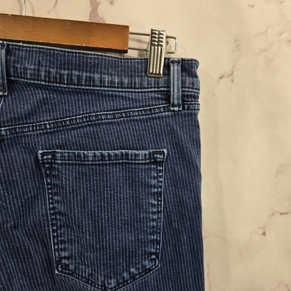 J Brand Jeans Womens 30 Skinny Striped Dark Wash Mid Rise Ruby Breaker - Picture 12 of 13